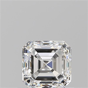 Picture of Natural Diamond 0.90 Carats, Asscher with  Cut, E Color, VVS2 Clarity and Certified by GIA