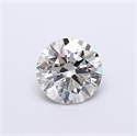 Lab Grown Diamond 1.09 Carats, Round with Ideal Cut, H Color, VVS2 Clarity and Certified by IGI