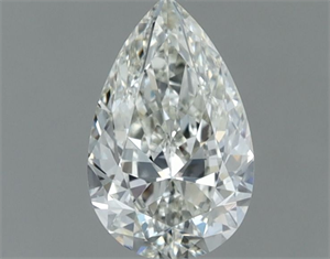 Picture of Natural Diamond 0.50 Carats, Pear with  Cut, I Color, VVS1 Clarity and Certified by IGI