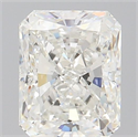 Natural Diamond 0.72 Carats, Radiant with  Cut, H Color, VVS2 Clarity and Certified by GIA