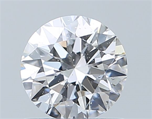 Foto Diamante Natural 0.71 quilates, Redondo , Color D, claridad SI2 y certificado GIA de