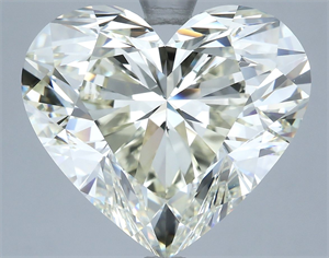 Picture of Natural Diamond 11.18 Carats, Heart with  Cut, L Color, VVS2 Clarity and Certified by IGI