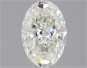 Natural Diamond 2.01 Carats, Oval with  Cut, I Color, VS2 Clarity and Certified by GIA