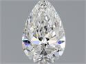 Natural Diamond 0.56 Carats, Pear with  Cut, F Color, VS1 Clarity and Certified by GIA