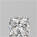 Diamante Natural 0.93 quilates, Princesa , Color E, claridad VS2 y certificado GIA