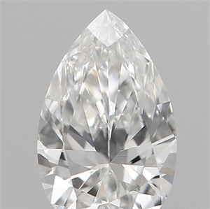 Foto Diamante Natural 0.18 quilates, De pera , Color E, claridad VVS2 y certificado IGI de