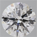 Lab Grown Diamond 6.08 Carats, Round with Ideal Cut, E Color, VVS2 Clarity and Certified by IGI