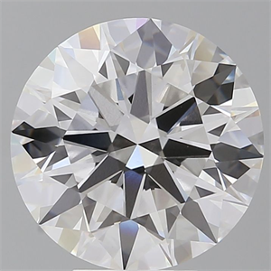 Picture of Lab Grown Diamond 6.08 Carats, Round with Ideal Cut, E Color, VVS2 Clarity and Certified by IGI