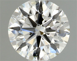 Picture of Natural Diamond 0.43 Carats, Round with Excellent Cut, H Color, VVS2 Clarity and Certified by GIA