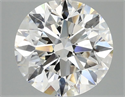 Del inventario de diamantes de laboratorio, 3.00 quilates, Redondo , Color F, claridad VVS2 y certificado IGI