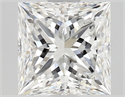 Diamante Natural 1.23 quilates, Princesa , Color E, claridad VVS1 y certificado GIA