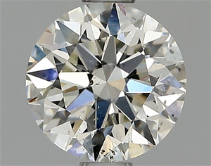 Picture of Natural Diamond 1.00 Carats, Round with Excellent Cut, I Color, SI2 Clarity and Certified by GIA