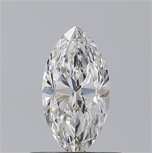 Picture of Natural Diamond 0.50 Carats, Marquise with  Cut, F Color, IF Clarity and Certified by GIA