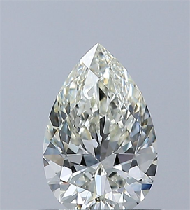 Foto Diamante Natural 0.60 quilates, De pera , Color K, claridad VVS2 y certificado GIA de