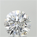 Lab Grown Diamond 2.10 Carats, Round with Ideal Cut, E Color, VVS1 Clarity and Certified by IGI