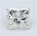 Diamante Natural 3.00 quilates, Princesa , Color J, claridad VS1 y certificado GIA