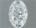Diamante Natural 0.91 quilates, Ovalado , Color E, claridad SI1 y certificado GIA