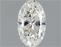 Natural Diamond 0.90 Carats, Oval with  Cut, I Color, VS2 Clarity and Certified by GIA