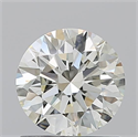 Natural Diamond 1.01 Carats, Round with Excellent Cut, L Color, VS2 Clarity and Certified by GIA