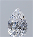 Natural Diamond 0.30 Carats, Pear with  Cut, D Color, VVS1 Clarity and Certified by GIA