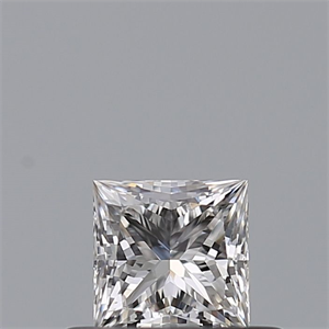 Picture of Natural Diamond 0.33 Carats, Princess with  Cut, E Color, VS2 Clarity and Certified by GIA