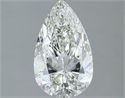 Natural Diamond 1.50 Carats, Pear with  Cut, H Color, VS2 Clarity and Certified by IGI