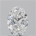 Natural Diamond 1.30 Carats, Oval with  Cut, F Color, VS1 Clarity and Certified by GIA