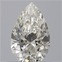 Diamante Natural 0.51 quilates, De pera , Color I, claridad VVS1 y certificado GIA