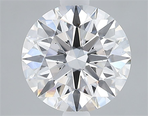 Picture of Lab Grown Diamond 2.29 Carats, Round with Excellent Cut, D Color, VS2 Clarity and Certified by GIA