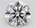 Lab Grown Diamond 4.04 Carats, Round with Excellent Cut, F Color, VS2 Clarity and Certified by IGI