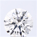 Lab Grown Diamond 3.03 Carats, Round with Excellent Cut, D Color, VS1 Clarity and Certified by GIA