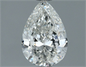 Natural Diamond 1.00 Carats, Pear with  Cut, G Color, SI1 Clarity and Certified by GIA
