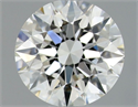 Natural Diamond 0.46 Carats, Round with Excellent Cut, H Color, VVS1 Clarity and Certified by GIA