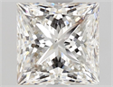 Natural Diamond 1.40 Carats, Princess with  Cut, I Color, SI1 Clarity and Certified by GIA