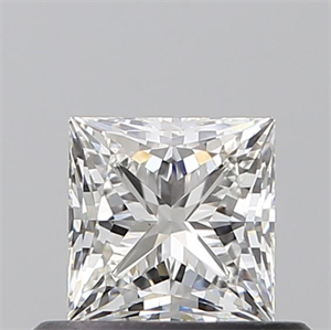 Foto Diamante Natural 0.50 quilates, Princesa , Color H, claridad VS1 y certificado GIA de