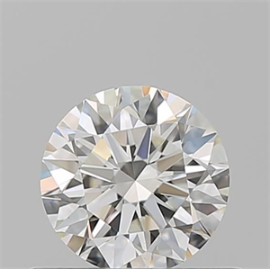 Picture of Natural Diamond 0.51 Carats, Round with Excellent Cut, I Color, VS1 Clarity and Certified by GIA