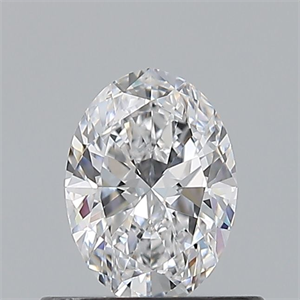 Picture of Natural Diamond 0.50 Carats, Oval with  Cut, D Color, VVS2 Clarity and Certified by GIA