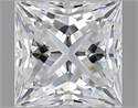 Diamante Natural 2.01 quilates, Princesa , Color D, claridad VVS2 y certificado GIA