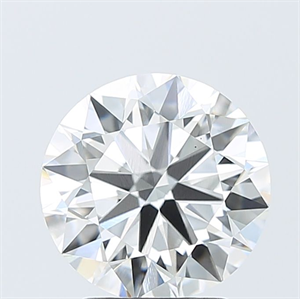Picture of Lab Grown Diamond 3.02 Carats, Round with Ideal Cut, F Color, VS1 Clarity and Certified by IGI
