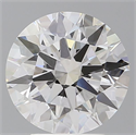 Lab Grown Diamond 3.59 Carats, Round with Ideal Cut, E Color, VVS2 Clarity and Certified by IGI