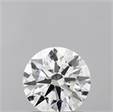 Lab Grown Diamond 1.03 Carats, Round with Ideal Cut, D Color, VS1 Clarity and Certified by IGI