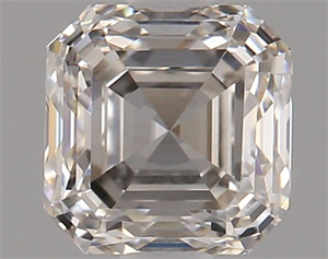 Picture of Natural Diamond 0.80 Carats, Asscher with  Cut, K Color, VS1 Clarity and Certified by GIA