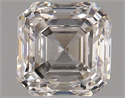 Natural Diamond 0.80 Carats, Asscher with  Cut, K Color, VS1 Clarity and Certified by GIA
