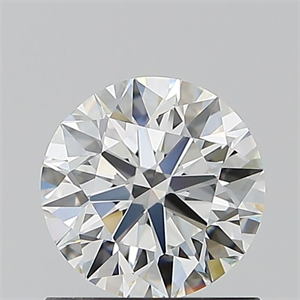 Picture of Natural Diamond 0.90 Carats, Round with Excellent Cut, H Color, VVS1 Clarity and Certified by GIA