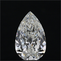 Natural Diamond 4.16 Carats, Pear with  Cut, I Color, IF Clarity and Certified by GIA