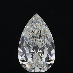 Picture of Natural Diamond 4.16 Carats, Pear with  Cut, I Color, IF Clarity and Certified by GIA