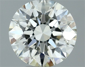 Picture of Natural Diamond 0.70 Carats, Round with Excellent Cut, L Color, VS2 Clarity and Certified by GIA