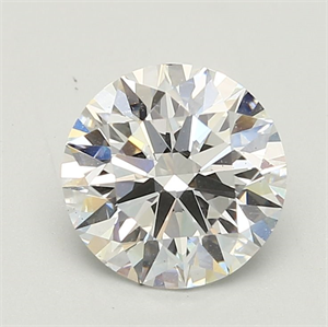Picture of Lab Grown Diamond 2.53 Carats, Round with Ideal Cut, D Color, VS2 Clarity and Certified by IGI