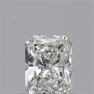 Picture of Natural Diamond 0.36 Carats, Radiant with  Cut, H Color, VVS1 Clarity and Certified by GIA