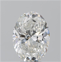 Natural Diamond 3.01 Carats, Oval with  Cut, G Color, SI2 Clarity and Certified by GIA